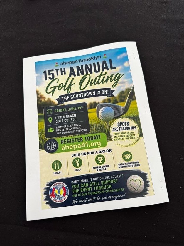 AHEPA Brooklyn Chapter 41 15th Annual Greek Community Golf Outing, June 2026