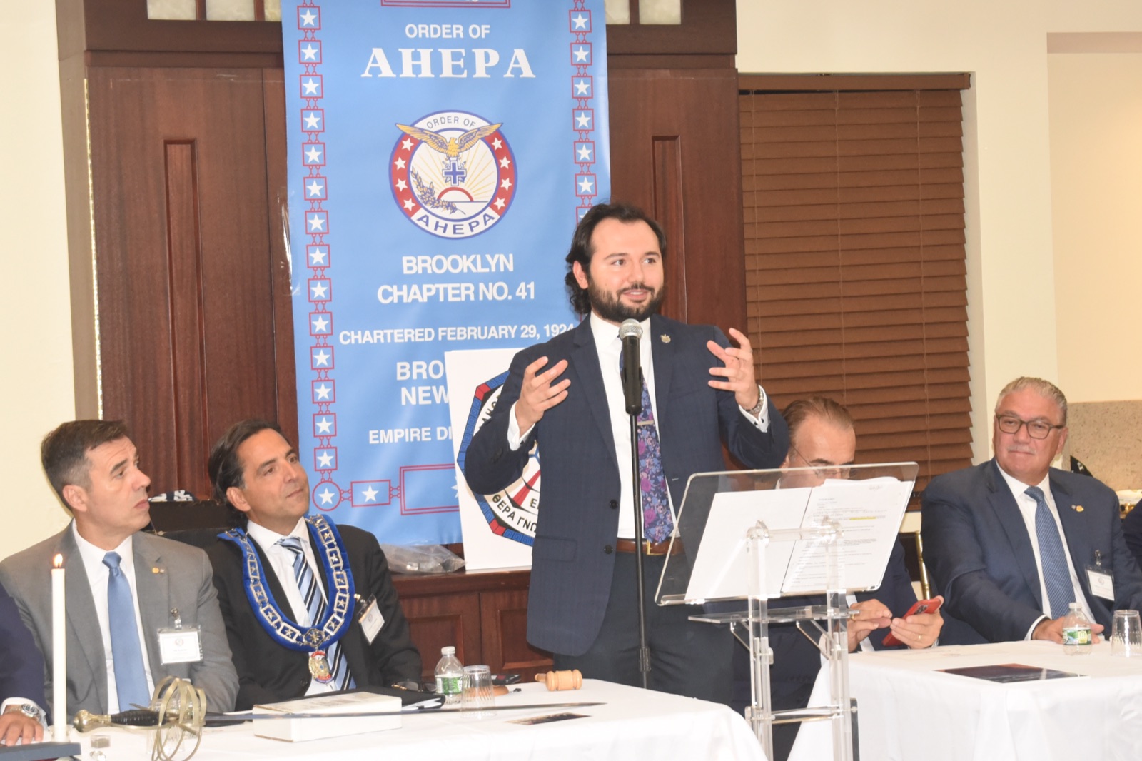 AHEPA Brooklyn Chapter 41 — Supreme President’s visit and initiation, September 23, 2026